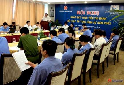 Khảo sát thực tiễn thi hành Bộ luật Tố tụng hình sự tại Thừa Thiên Huế (Ảnh minh họa)