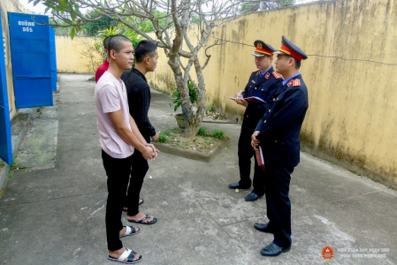 VKSND thị xã Hương Trà kiểm sát tại nhà tạm giữ (Ảnh minh họa)