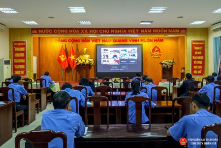 Viện kiểm sát nhân dân tỉnh Thừa Thiên Huế mở Lớp Tập huấn một số kỹ năng nghiệp vụ chuyên sâu năm 2021