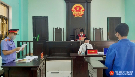 VKSND huyện Nam Đông xét xử vụ án hình sự theo thủ tục rút gọn