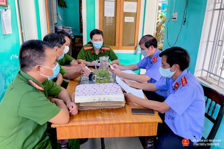 Viện kiểm sát nhân dân huyện Phú Vang kiểm sát trực tiếp Cơ quan Thi hành án hình sự Công an huyện Phú Vang