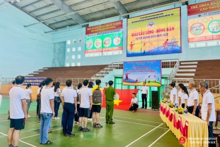 Liên ngành các cơ quan tố tụng huyện Quảng Điền tổ chức Giải thể thao truyền thống lần thứ I năm 2022.