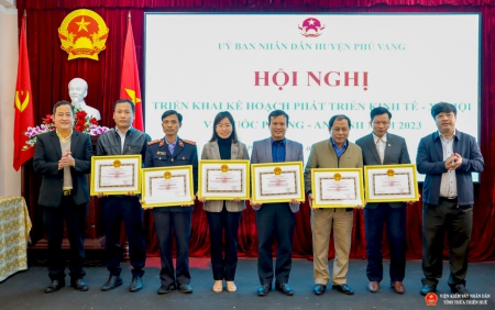 Viện kiểm sát nhân dân huyện Phú Vang đạt thành tích cao trong phong trào thi đua năm 2022