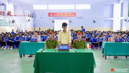 Viện kiểm sát nhân dân huyện Quảng Điền tuyên truyền pháp luật cho đoàn viên, thanh niên, học sinh
