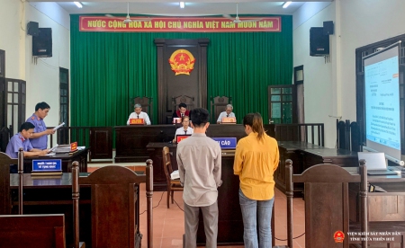 Viện kiểm sát nhân dân huyện Phong Điền tổ chức phiên toà rút kinh nghiệm