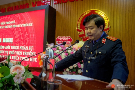 Đồng chí Nguyễn Văn Minh, Phó Vụ trưởng Vụ Tổ chức cán bộ tại Hội nghị