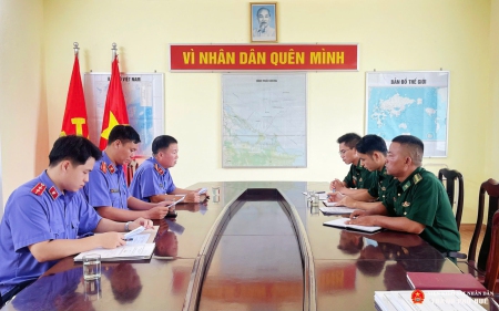Viện kiểm sát nhân dân khu vực 4 - Huế trực tiếp kiểm sát việc tiếp nhận, giải quyết nguồn tin về tội phạm tại các Đồn Biên phòng