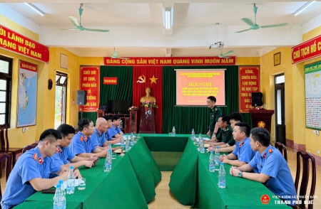 Tăng cường phối hợp giữa VKSND Khu vực 3 - Huế với các Đồn Biên phòng và Hải quan nhằm giữ vững an ninh, trật tự nơi biên giới.
