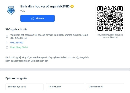 Quét mã QR theo ảnh để truy cập vào kênh