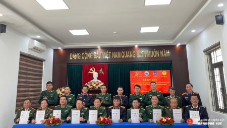 VKSND khu vực 3 - Huế ký kết Quy chế phối hợp giải quyết nguồn tin về tội phạm với các Đồn biên phòng, Hải quan và Hạt Kiểm lâm khu vực