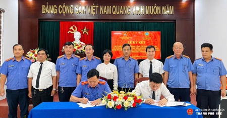 Lãnh đạo hai cơ quan ký kết Quy chế phối hợp