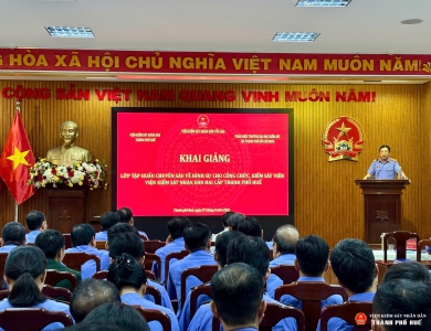 VKSND thành phố Huế tổ chức tập huấn chuyên sâu lĩnh vực hình sự cho công chức, Kiểm sát viên VKSND hai cấp thành phố
