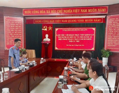 Trưởng đoàn công bố kế hoạch kiểm sát