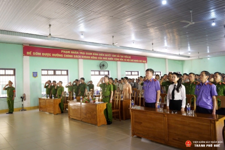 Kiểm sát việc công bố và thực hiện Quyết định đặc xá của Chủ tịch nước năm 2026 tại Trại giam Bình Điền và Trại tạm giam Công an thành phố