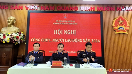 VKSND thành phố Huế tổ chức Hội nghị công chức, người lao động năm 2026