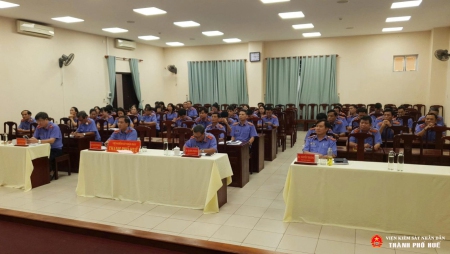 VKSND thành phố Huế giao ban công tác 9 tháng và triển khai nhiệm vụ trọng tâm quý IV năm 2026