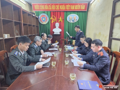 Viện kiểm sát nhân dân khu vực 3 - Huế trực tiếp kiểm sát thi hành án dân sự tại Phòng Thi hành án dân sự khu vực 3 - Huế