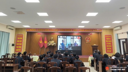 VKSND thành phố Huế tổ chức Hội nghị giao ban công tác Quý I năm 2026