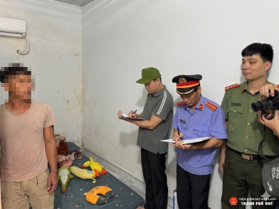 Phòng 1-VKSND thành phố Huế tham gia kiểm sát khám nghiệm hiện trường