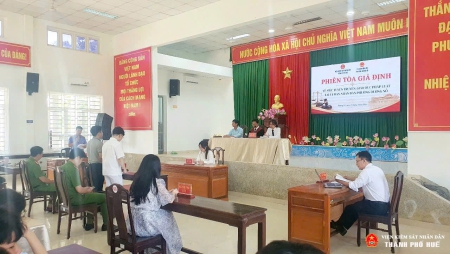 Đẩy mạnh tuyên truyền pháp luật, nâng cao hiệu quả công tác phòng, chống tội phạm ma túy thông qua phiên tòa giả định.