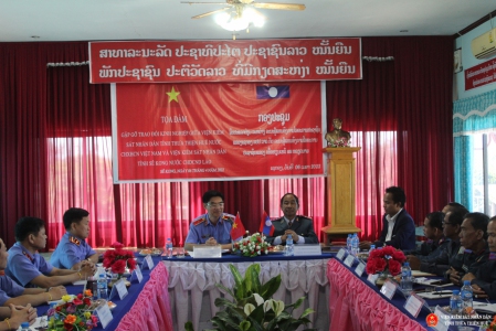 Thăm và làm việc tại VKSND tỉnh Salavan nước Cộng hòa dân chủ nhân dân Lào