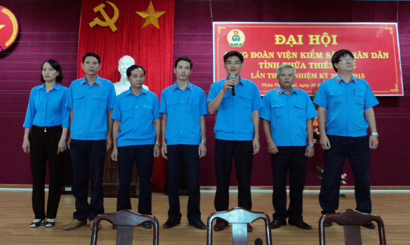 Ban Chấp hành Công đoàn VKSND tỉnh Thừa Thiên Huế nhiệm kỳ 2012 – 2015