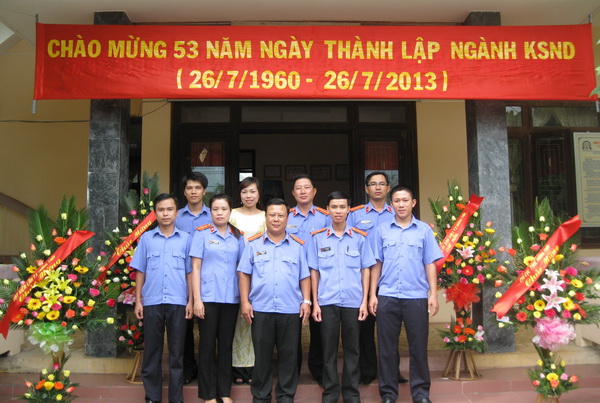 Đội ngũ cán bộ công chức VKSND Thị xã Hương Thủy