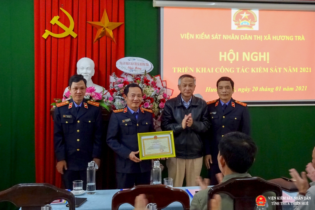 Viện kiểm sát nhân dân thị xã Hương Trà triển khai công tác kiểm sát năm 2021