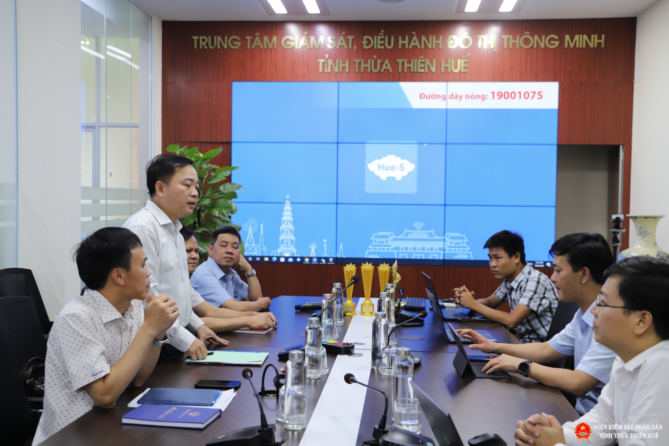 Đồng chí Nguyễn Như Hùng - Cục trưởng Cục 2 làm việc tại Sở Thông tin và truyền thông tỉnh Thừa Thiên Huế