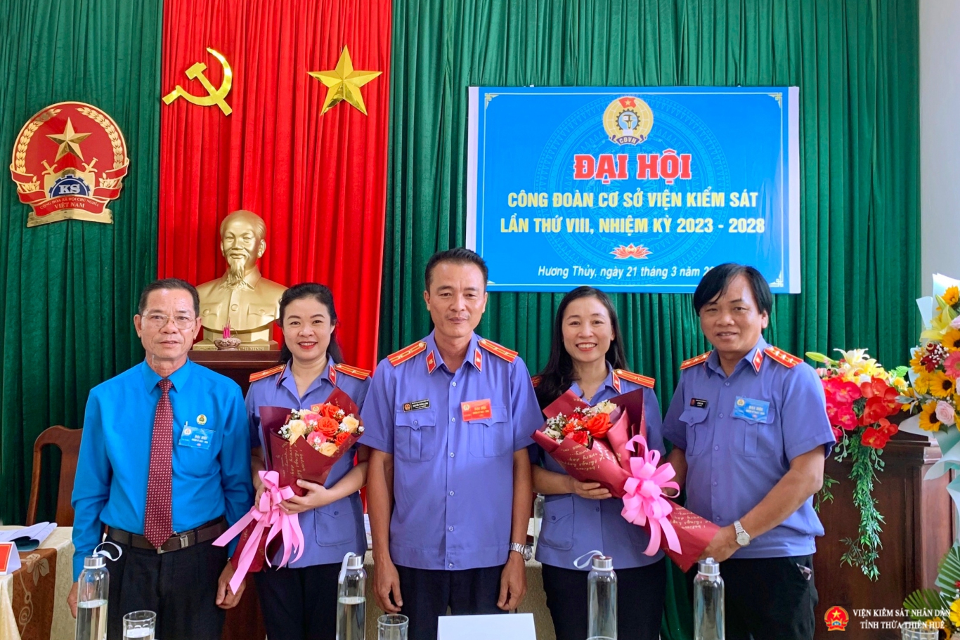 BCH Công đoàn Viện kiểm sát nhân dân thị xã Hương Thủy nhiệm kỳ 2023 – 2028 ra mắt nhận nhiệm vụ