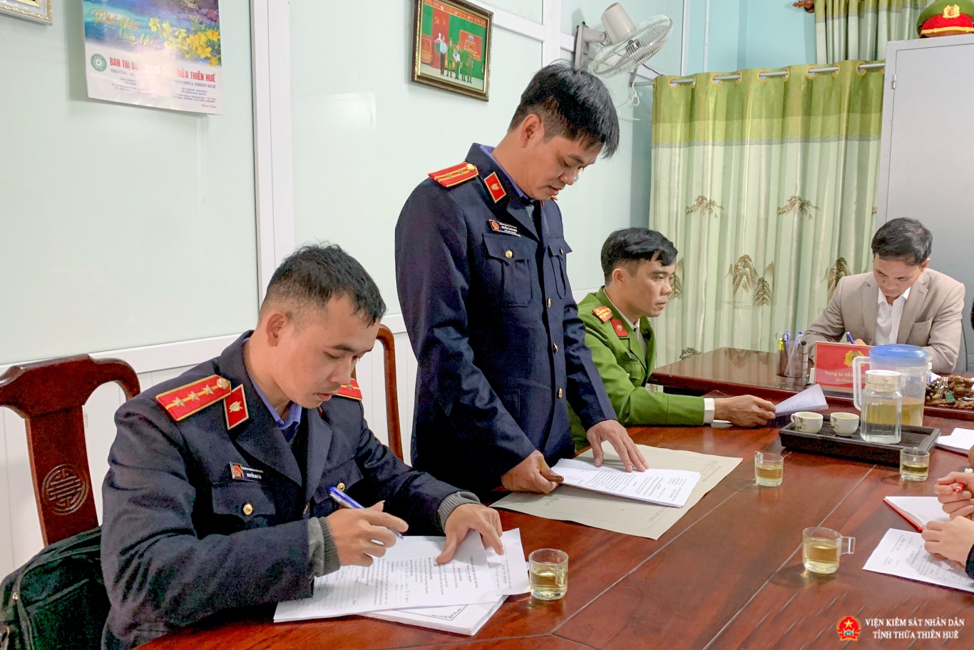 Phong Điền: Trực tiếp kiểm sát việc thi hành án hình sự tại Ủy ban nhân dân xã Điền Hải