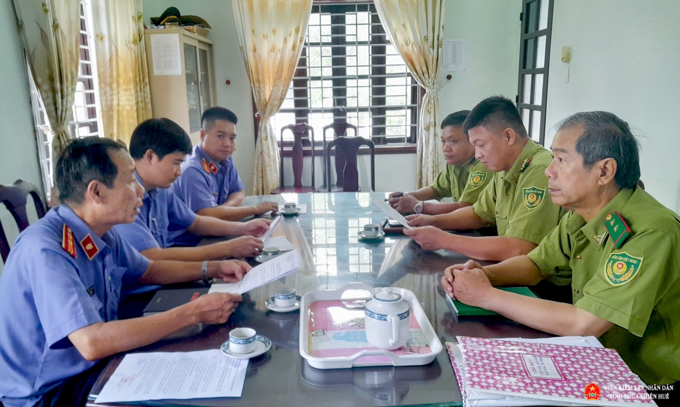 Kiểm sát trực tiếp Hạt kiểm lâm huyện Phú Vang