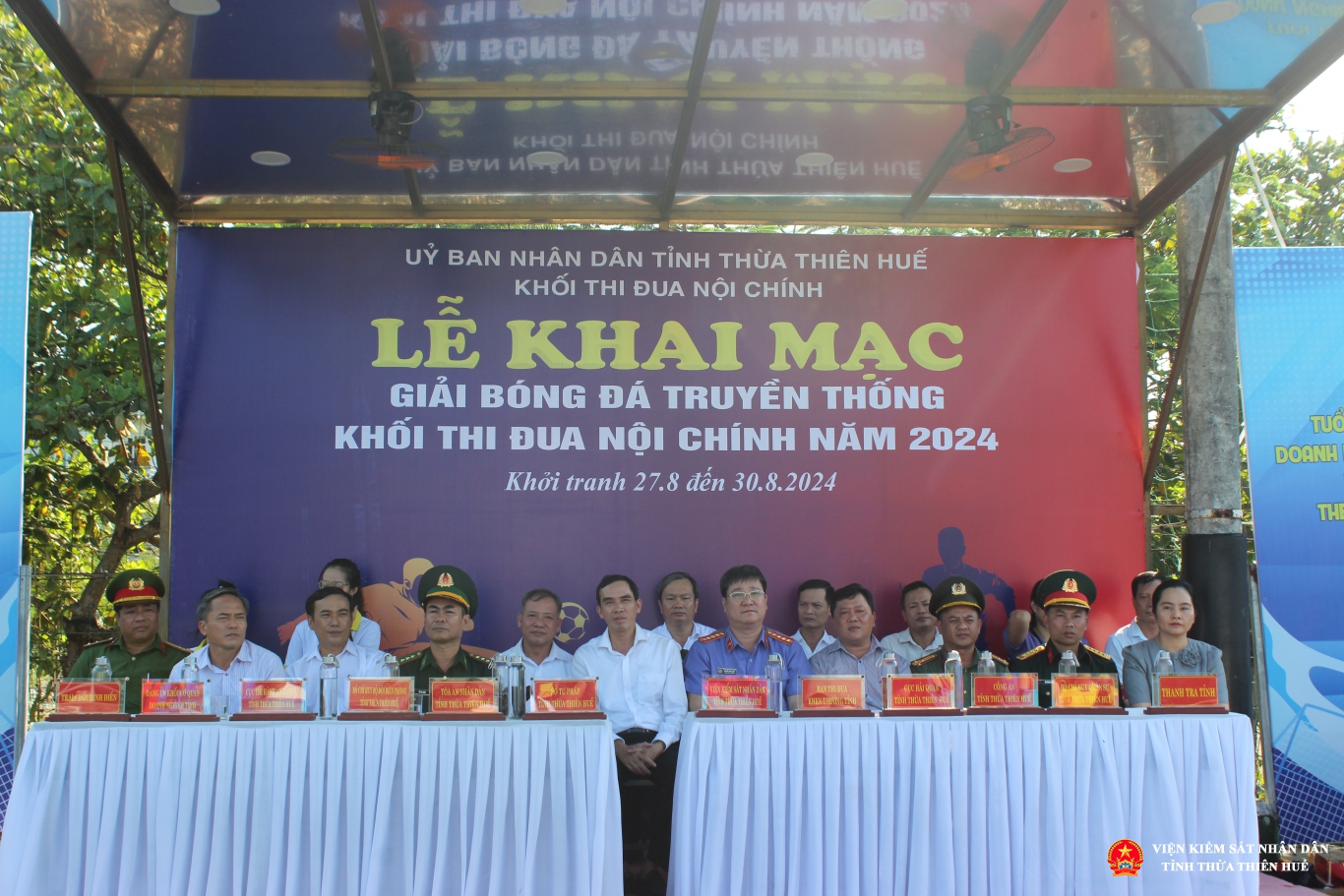 Khai mạc Giải bóng đá truyền thống Khối thi đua nội chính năm 2024