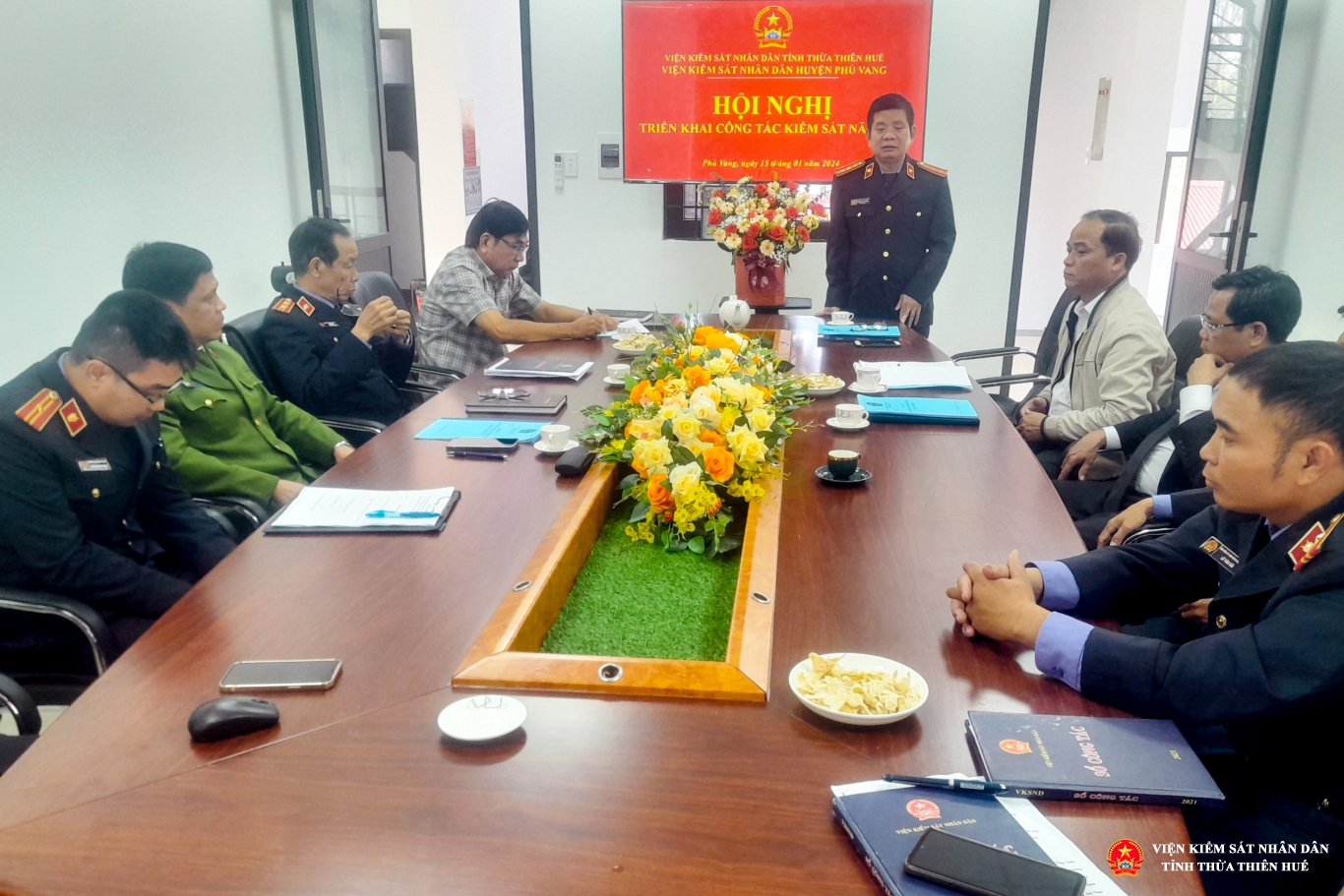 Viện kiểm sát nhân dân huyện Phú Vang triển khai công tác năm 2024