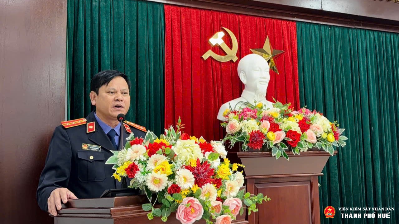 Viện kiểm sát nhân dân Khu vực 3 - Huế tổ chức Hội nghị triển khai công tác năm 2026