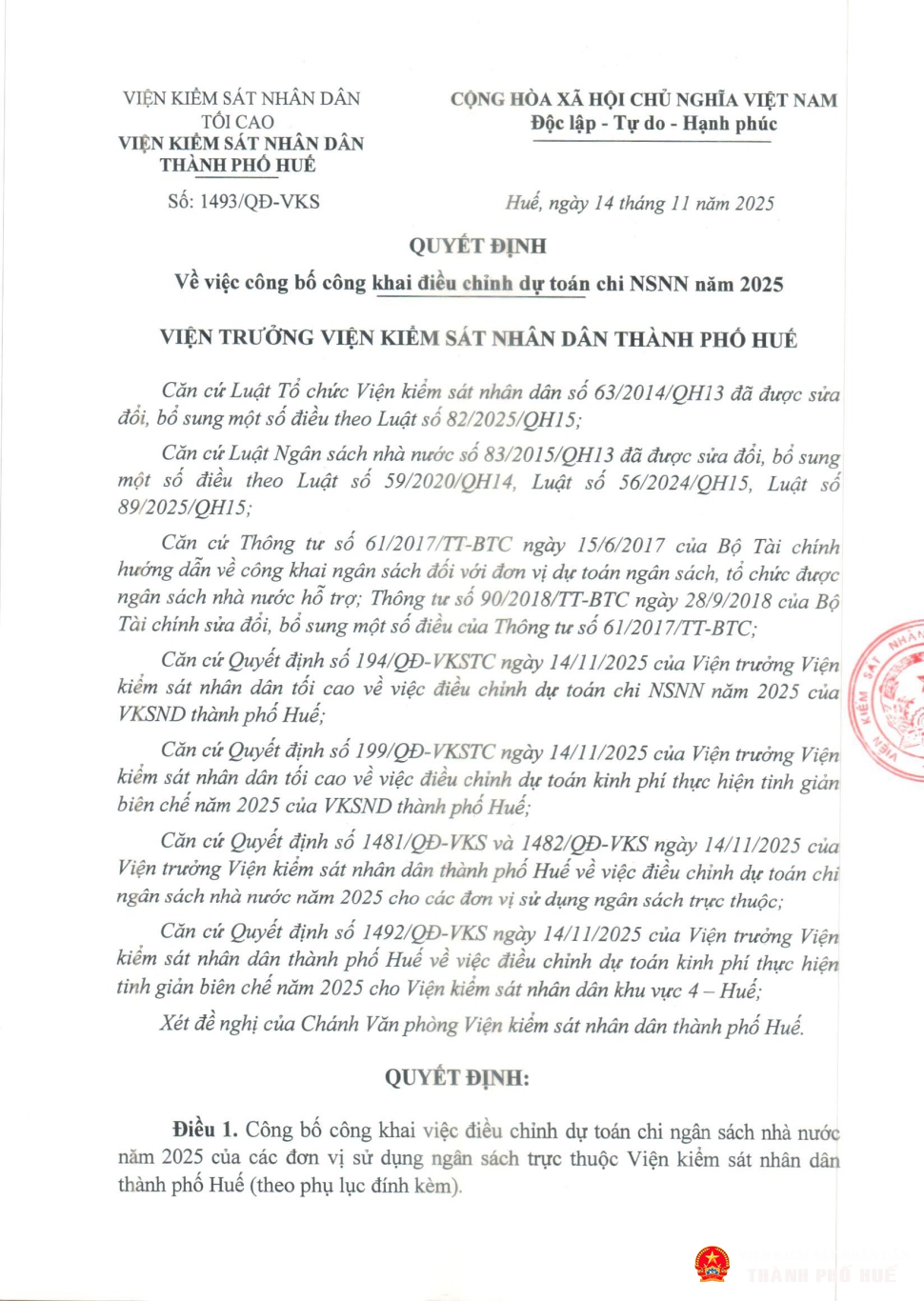 cong khai dieu chinh du toan 2025 page 1