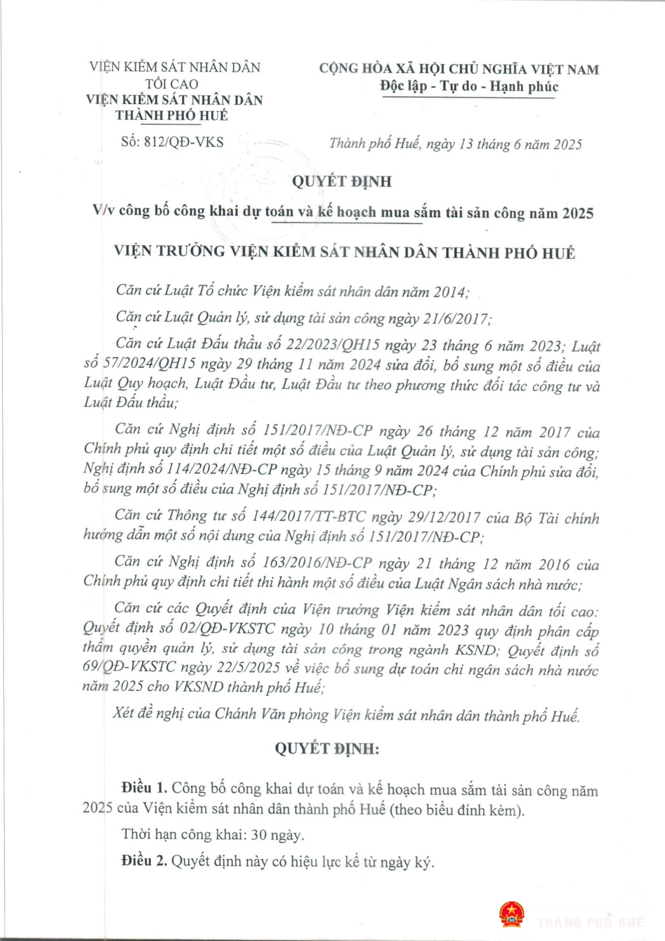 qd cong khai du toan kh mua sam tsc 2025 page 1