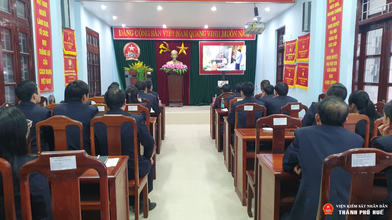 Viện kiểm sát nhân dân khu vực 1 – Huế tổ chức Hội nghị triển khai công tác năm 2026