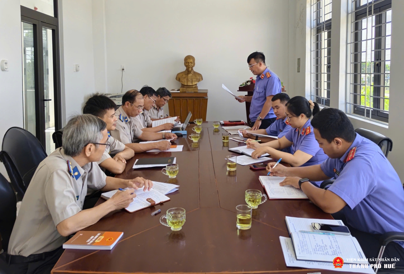 Viện kiểm sát nhân dân khu vực 3 - Huế trực tiếp kiểm sát thi hành án dân sự tại Phòng Thi hành án dân sự khu vực 3 - Huế