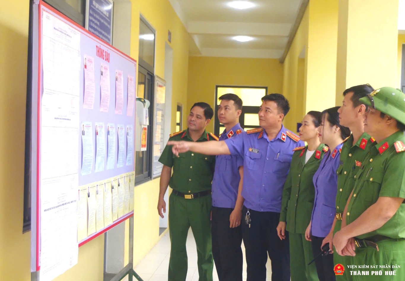 Hình ảnh: Kiểm sát tại Phân trại tạm giam Hương Trà