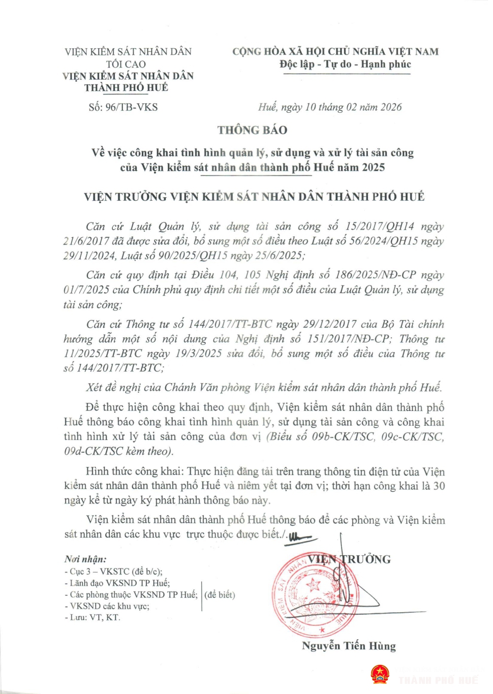 tb congkhaitinhhinhqlsd tai san cong 2025 tp hue page 01