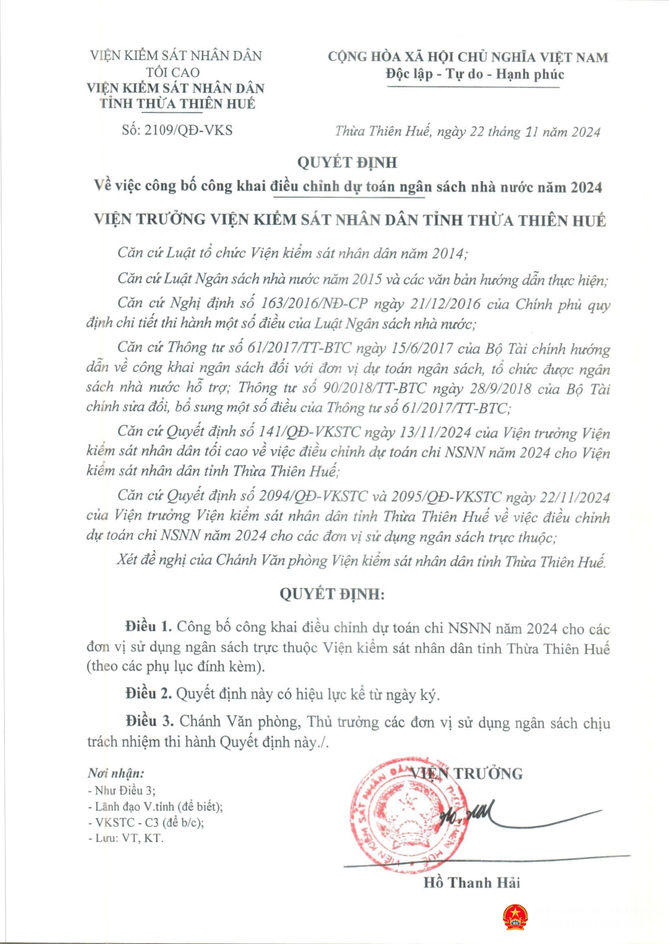 qd cong khai dieu chinh du toan 2024 toan tinh page 1