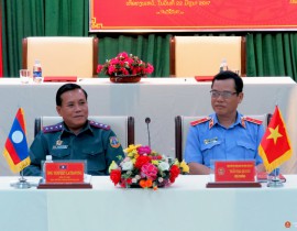 Hình ảnh giao lưu giữa VKSND tỉnh Thừa Thiên Huế với VKSND tỉnh Salavan nước Cộng hòa dân chủ nhân dân Lào